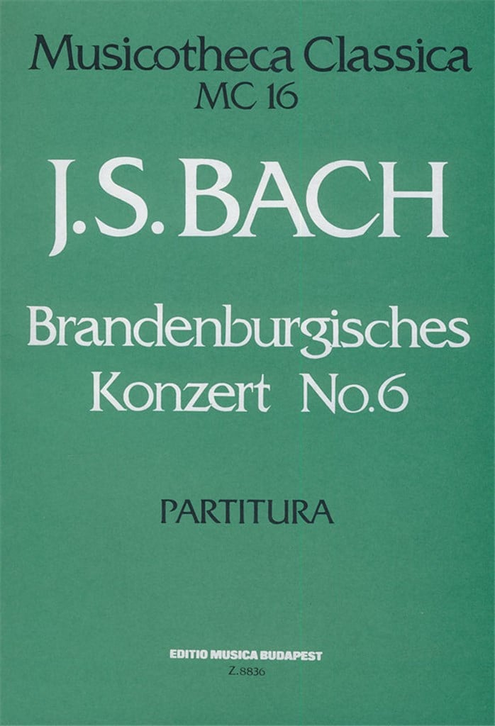 Brandenburgisches Konzert No. 6 MC 16